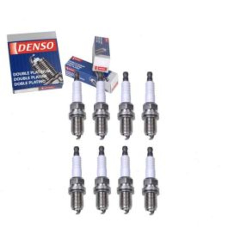 8 pc DENSO Double Platinum Spark Plugs for 2002-2004 Jeep Grand Cherokee 4.7L V8