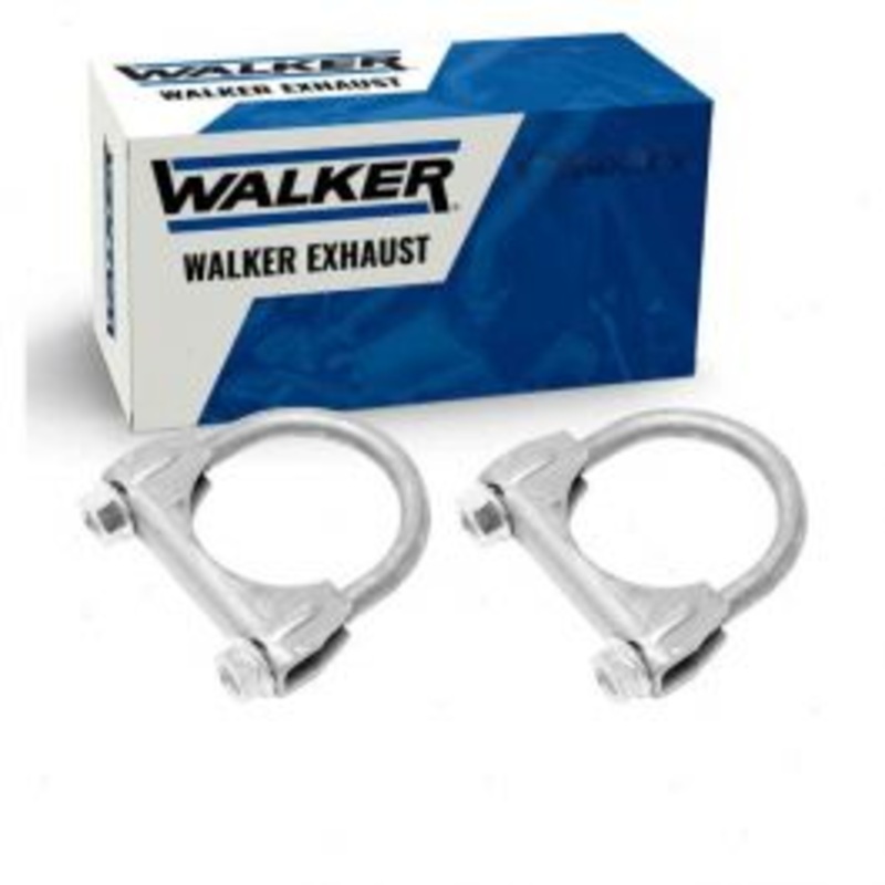 2 pc Walker Exhaust Clamps for 2005-2008 Audi A4 2.0L L4