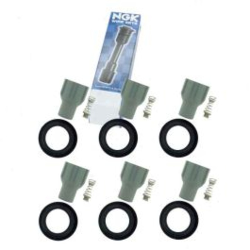 6 pc NGK Ignition Coil Boots for 2007-2009 Saturn Aura 3.6L V6