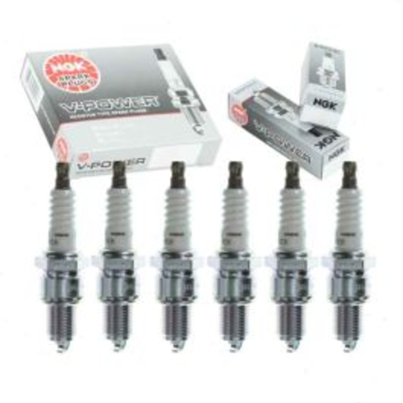 6 pc NGK V-Power 2635 GR4 Spark Plugs