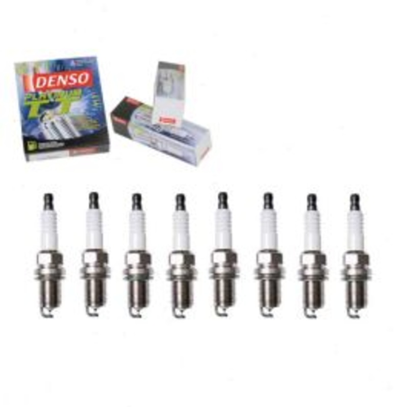 8 pc DENSO Platinum TT Spark Plugs for 1995-1998 Dodge B2500 5.2L 5.9L V8