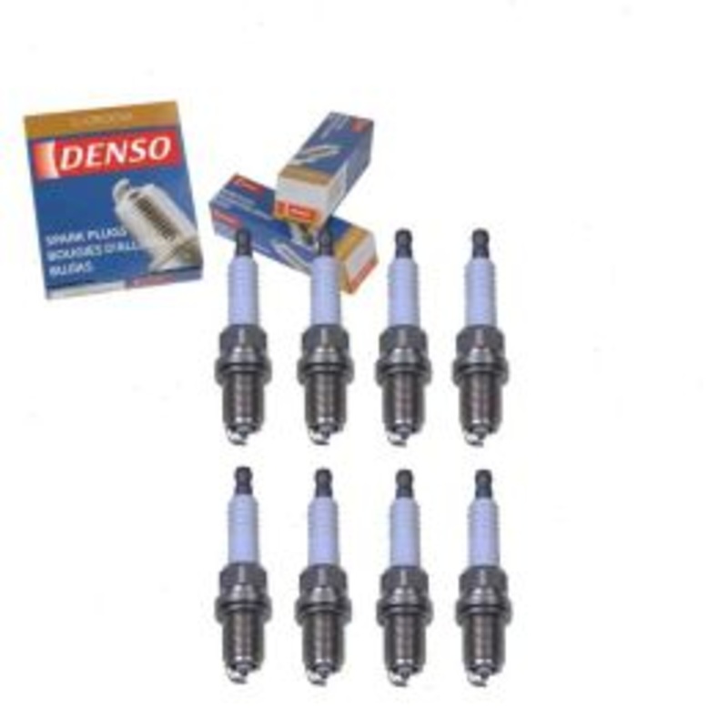 8 pc DENSO Standard U-Groove Spark Plugs for 1992-1994 Dodge B150 5.2L V8