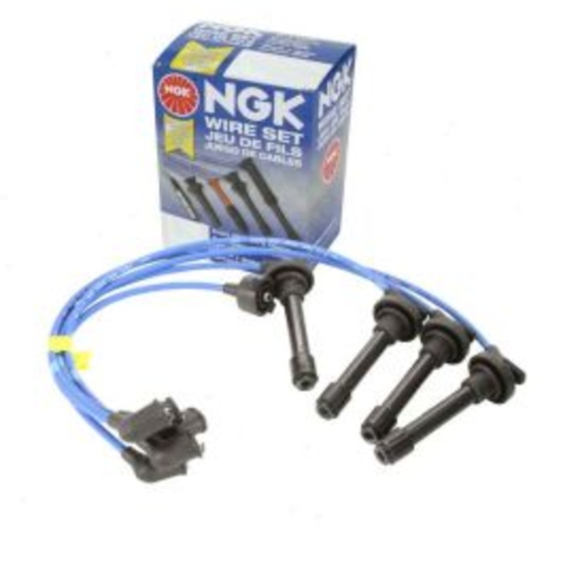 NGK Spark Plug Wire Set for 1992-1996 Honda Prelude 2.2L L4