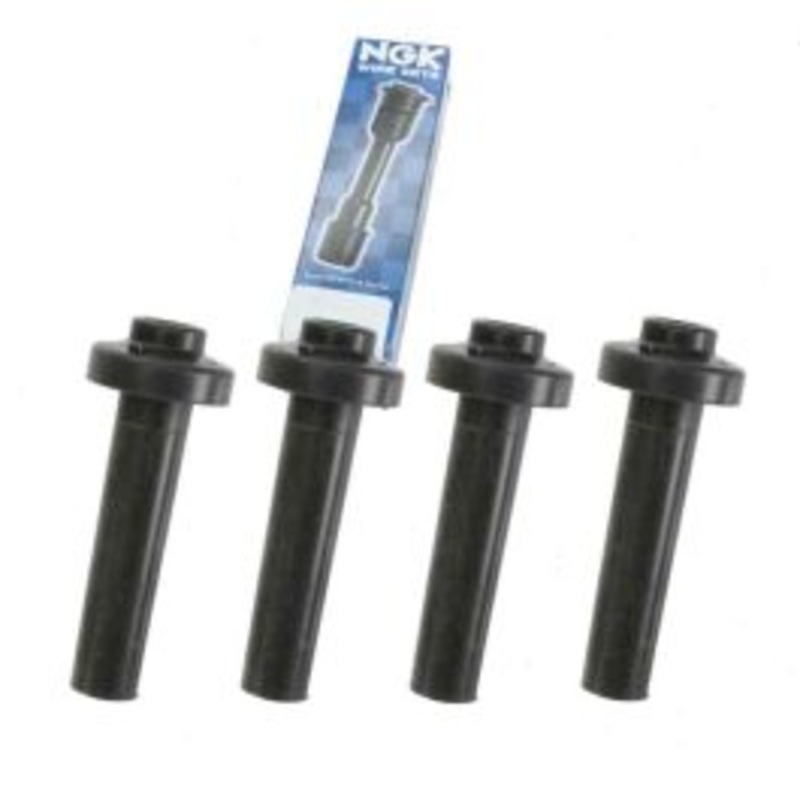 4 pc NGK Ignition Coil Boots for 2001-2003 Saturn LW200 2.2L L4