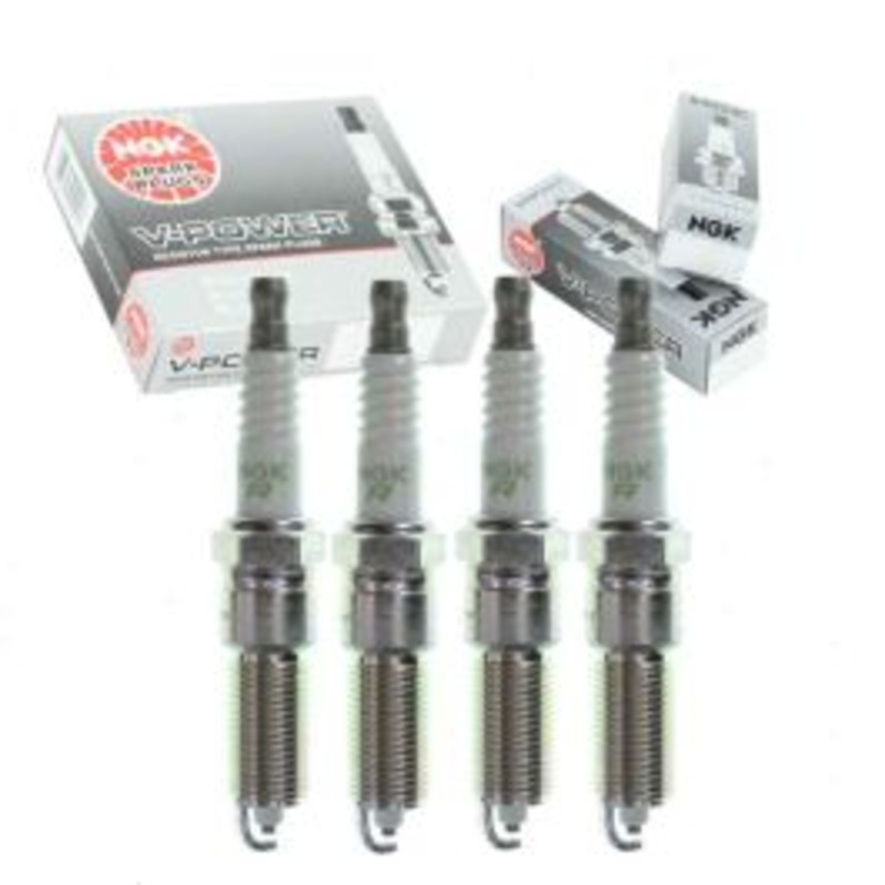 4 pc NGK V-Power Spark Plugs for 2001-2007 Dodge Caravan 2.4L L4
