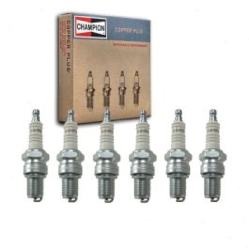 6 pc Champion Copper Plus Spark Plugs for 1967-1968 Chevrolet K20 Suburban 4.8L L6