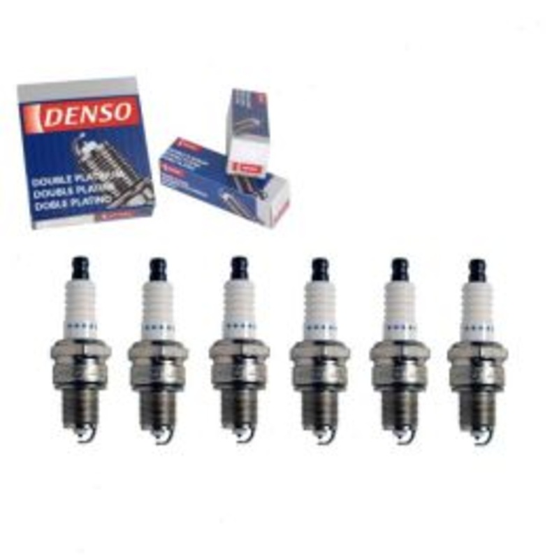 6 pc DENSO Double Platinum Spark Plugs for 1961-1967 Dodge W100 Series 3.7L L6
