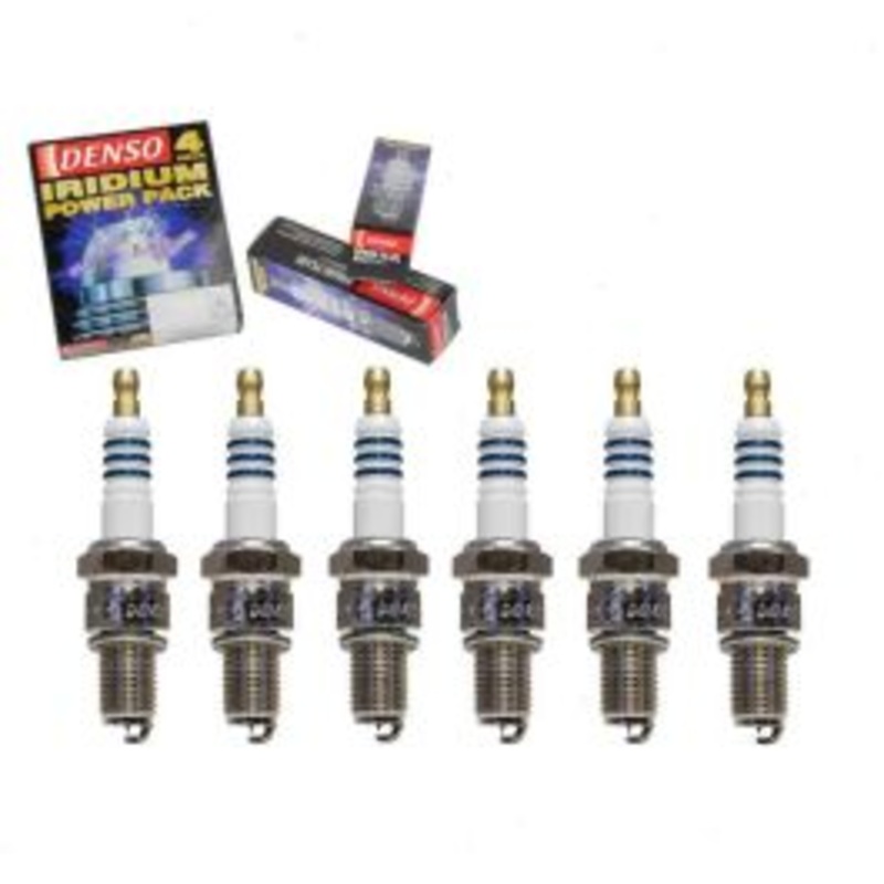 6 pc DENSO Iridium Power Spark Plugs for 1986-1987 Maserati Spyder 2.5L V6