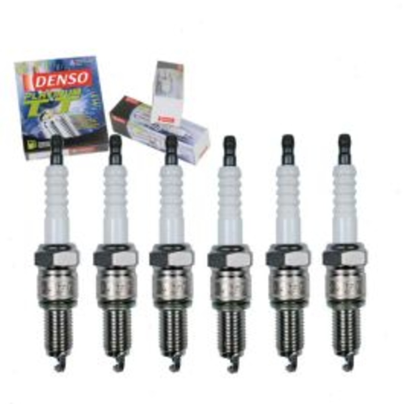 6 pc DENSO Platinum TT Spark Plugs for 1972-1975 Jeep CJ6 3.8L 4.2L L6