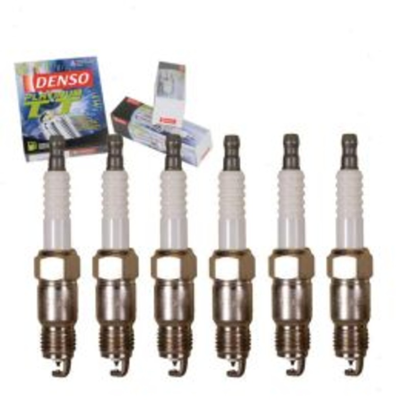 6 pc DENSO Platinum TT Spark Plugs for 1985-1989 Dodge B150 3.7L 3.9L L6 V6