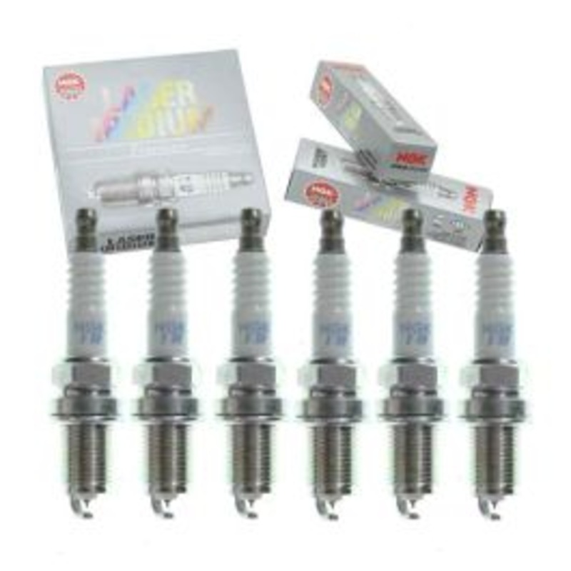 6 pc NGK Laser Iridium 7658 IFR6J11 Spark Plugs