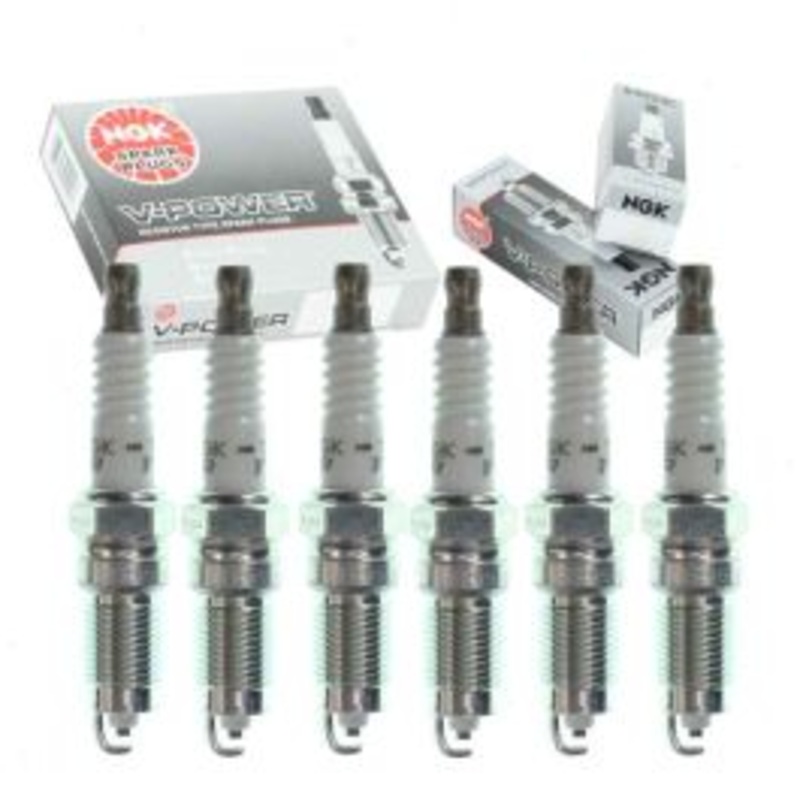 6 pc NGK V-Power Spark Plugs for 1985-1997 Mercury Cougar 3.8L V6