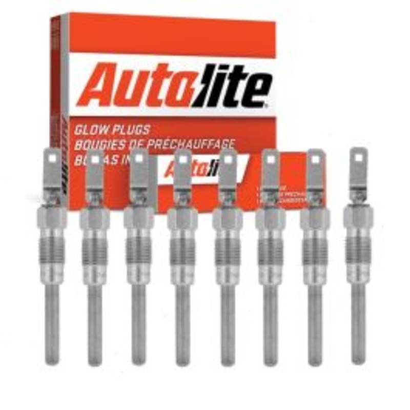 8 pc Autolite Diesel Glow Plugs for 1983-1995 Chevrolet G20 6.2L V8