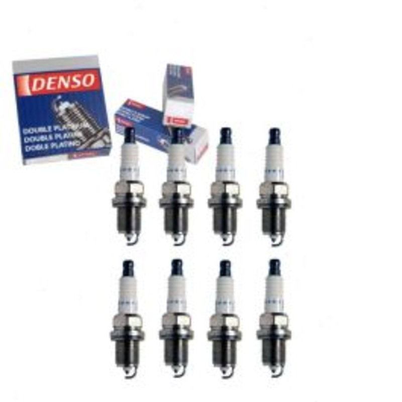 8 pc DENSO Double Platinum Spark Plugs for 2000-2007 Dodge Dakota 4.7L V8