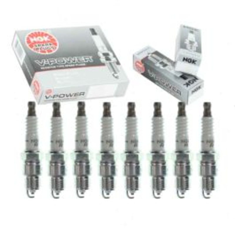 8 pc NGK V-Power 6945 UR45 Spark Plugs
