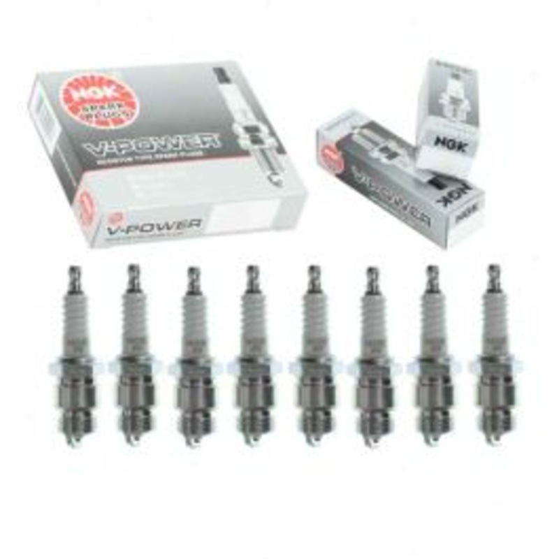 8 pc NGK V-Power Spark Plugs for 1966-1976 Ford F-100 5.0L 5.8L 5.9L 6.4L V8