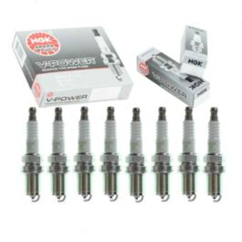 8 pc NGK V-Power Spark Plugs for 2001-2003 Audi S8 4.2L V8