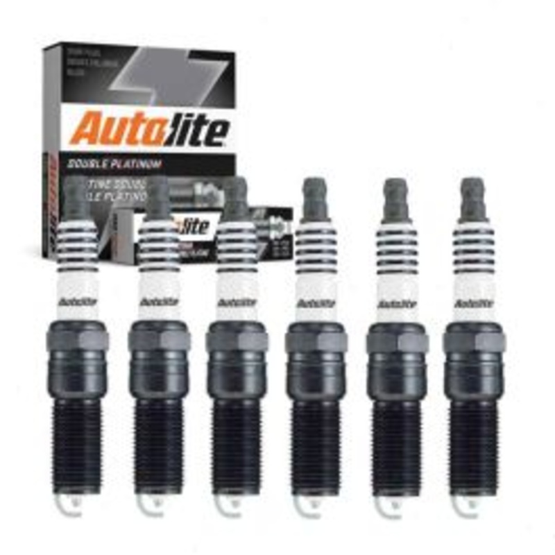 6 pc Autolite Double Platinum Spark Plug for 2015-2016 GMC Canyon 3.6L V6