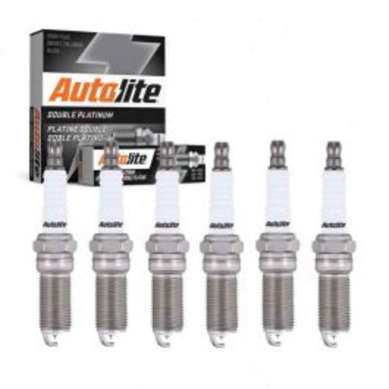 6 pc Autolite Double Platinum Spark Plug for 2015-2019 Ford Transit-350 HD