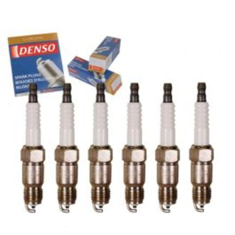 6 pc DENSO Standard U-Groove Spark Plugs for 1987 Chevrolet V10 4.3L V6