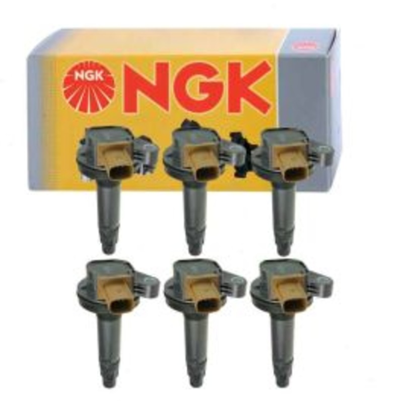 6 pc NGK Ignition Coils for 2013-2016 Lincoln MKS 3.5L V6