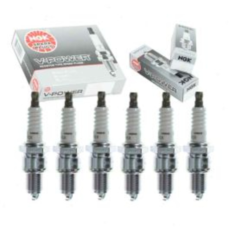 6 pc NGK V-Power Spark Plugs for 1961-1962 Dodge Lancer 2.8L 3.7L L6