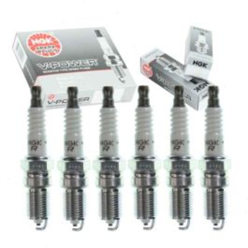 6 pc NGK V-Power Spark Plugs for 2002-2006 Jaguar X-Type 2.5L 3.0L V6