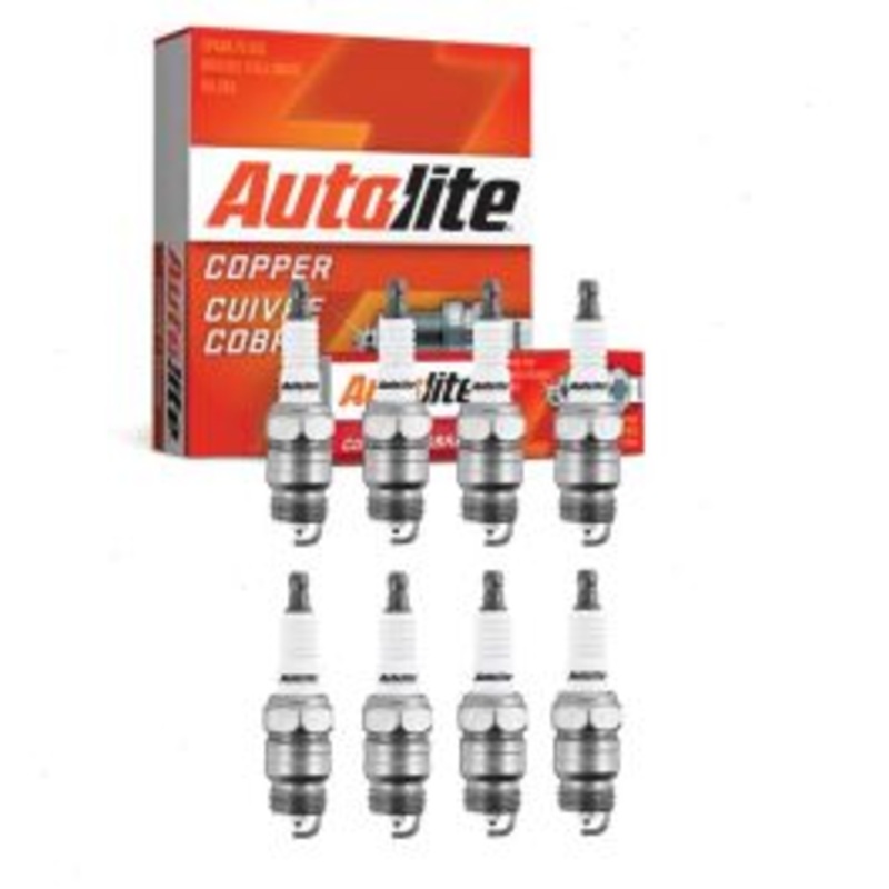 8 pc Autolite Copper Core 46 Spark Plugs