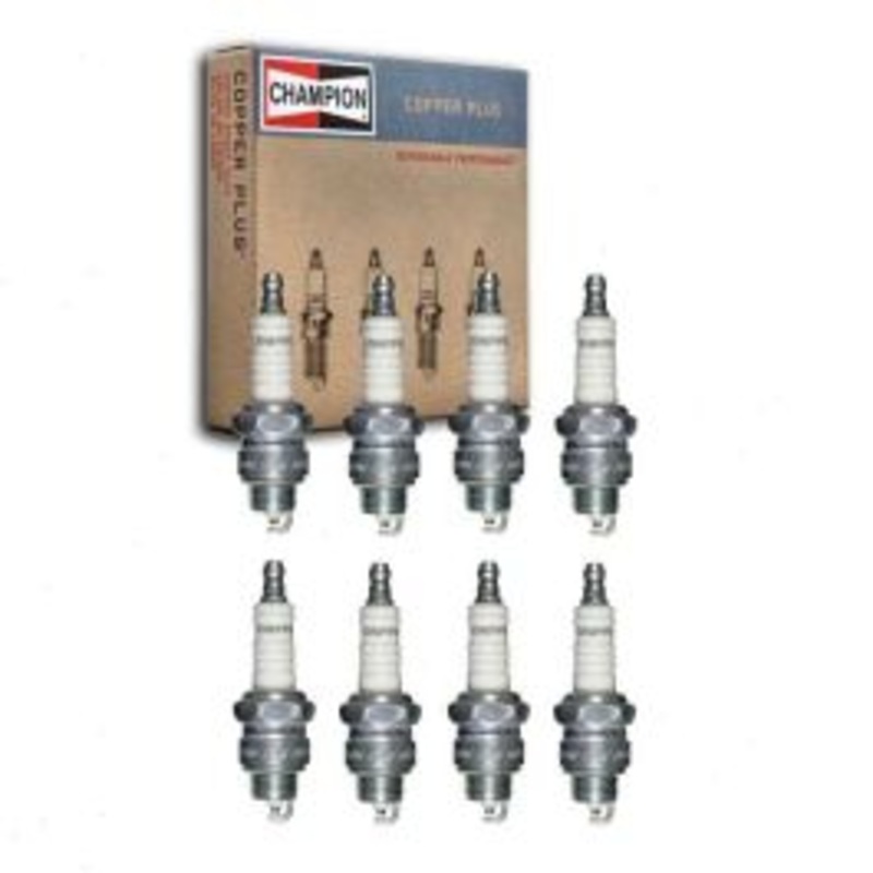 8 pc Champion Copper Plus Spark Plugs for 1975-1976 Dodge D200 7.2L V8