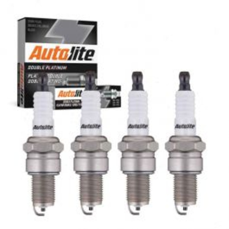 4 pc Autolite Double Platinum Spark Plug for 1992 Mitsubishi Expo
