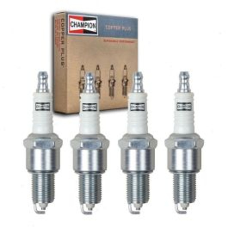 4 pc Champion Copper Plus Spark Plugs for 1980 Volkswagen Rabbit Convertible 1.6L L4