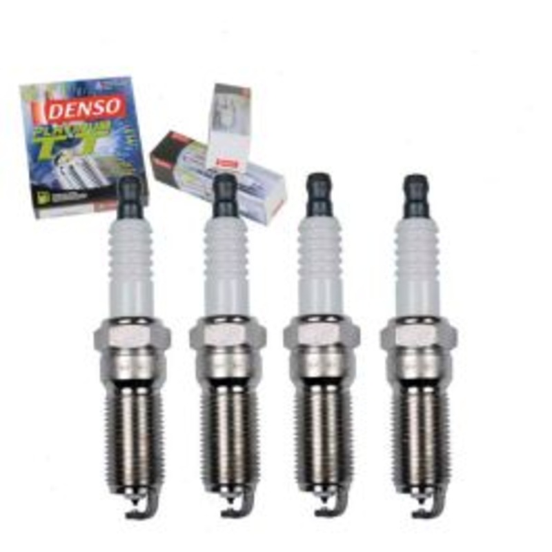 4 pc DENSO Platinum TT Spark Plugs for 2001-2002 Saturn L100 2.2L L4