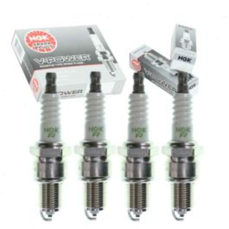 4 pc NGK V-Power Spark Plugs for 1982-1983 Renault Fuego 1.6L L4