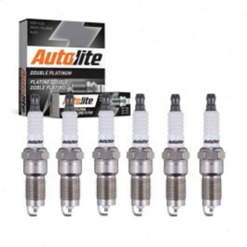 6 pc Autolite Double Platinum APP5145 Spark Plug