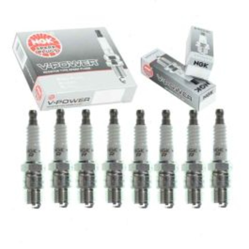 8 pc NGK V-Power Spark Plugs for 1979-1986 GMC C1500 5.0L 5.7L 6.6L 7.4L V8