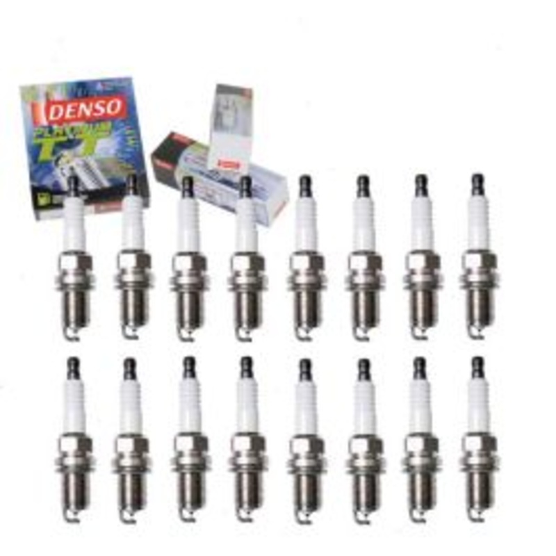 16 pc DENSO Platinum TT Spark Plugs for 1998-2002 Mercedes-Benz E430 4.3L V8