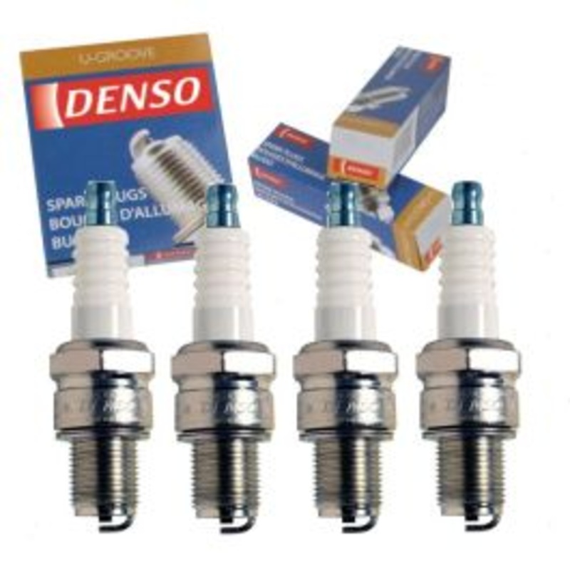 4 pc DENSO Standard U-Groove 3025 W16ES-U Spark Plugs