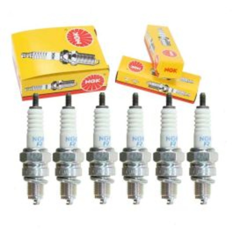 6 pc NGK Standard Spark Plugs for 1950-1953 Aston Martin DB2 2.6L L6
