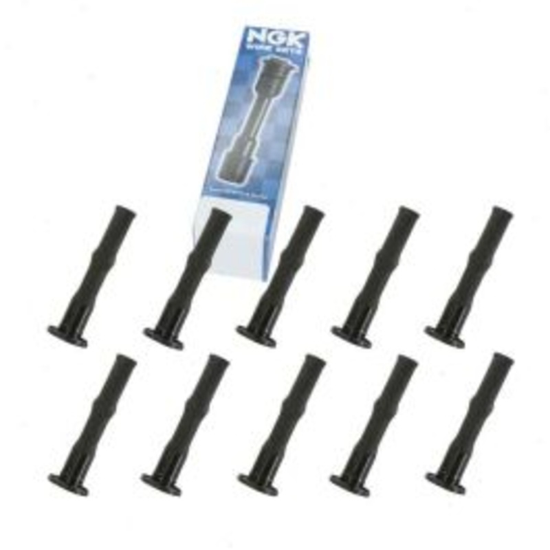10 pc NGK Ignition Coil Boots for 2005-2008 Ford F-250 Super Duty 6.8L V10