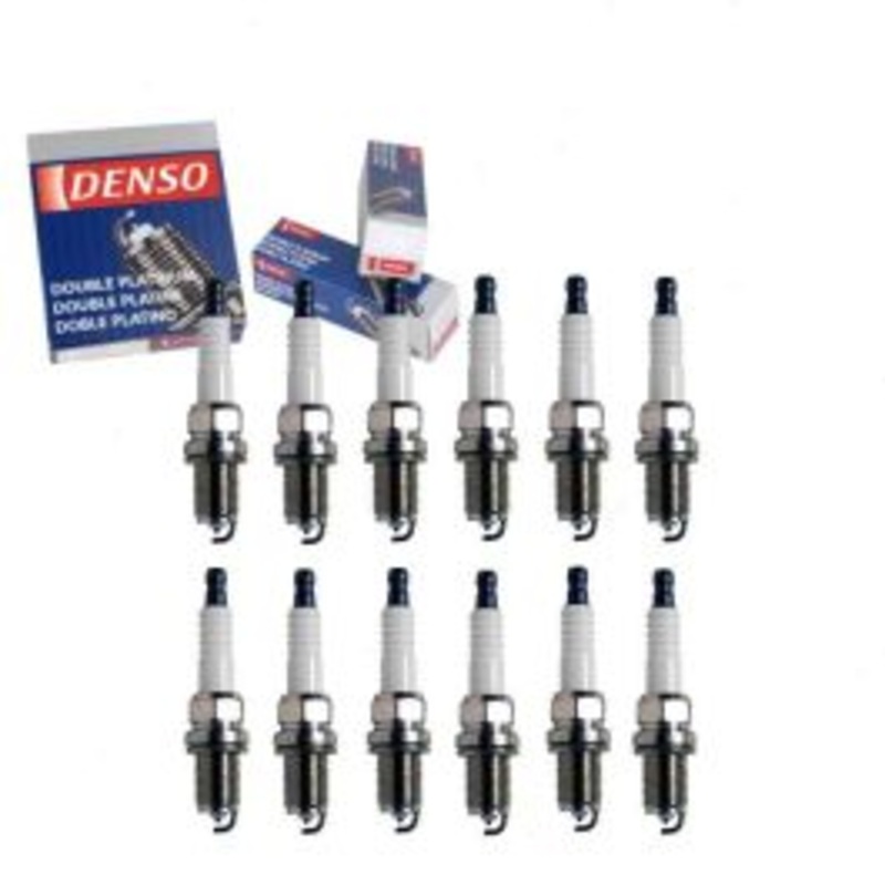 12 pc DENSO Double Platinum Spark Plugs for 2001-2005 Mercedes-Benz C240 2.6L V6