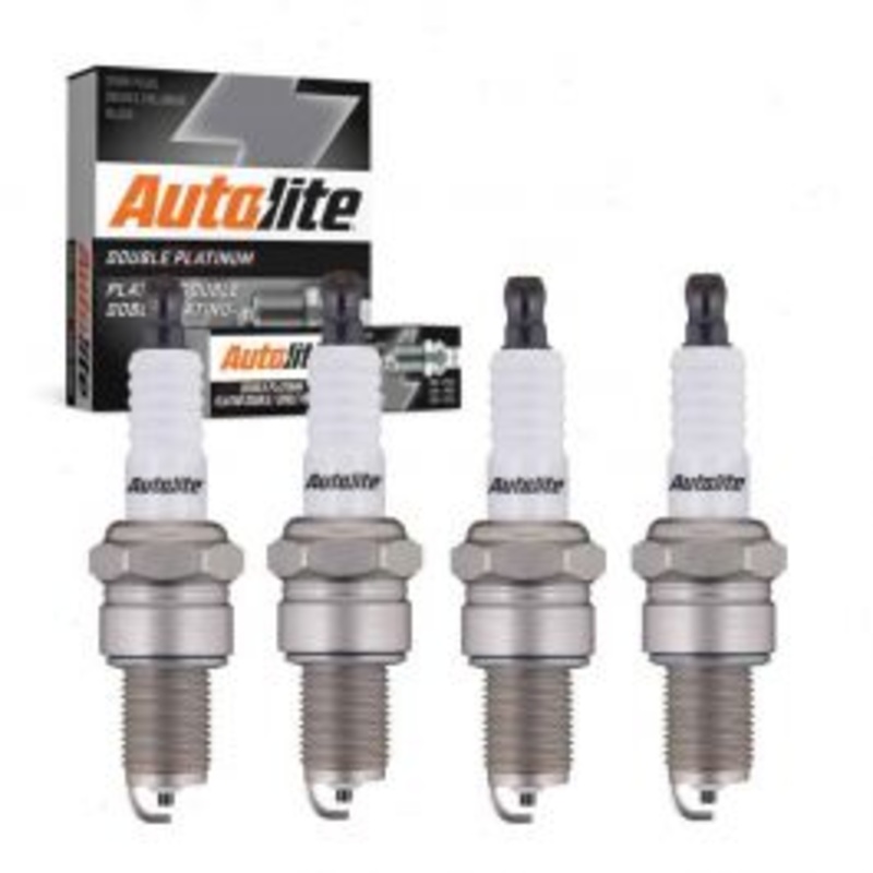 4 pc Autolite Double Platinum Spark Plug for 1985-1987 Hyundai Stellar