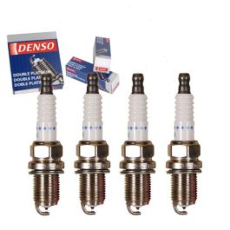 4 pc DENSO Double Platinum Spark Plugs for 1994-1995 Kia Sephia 1.6L L4
