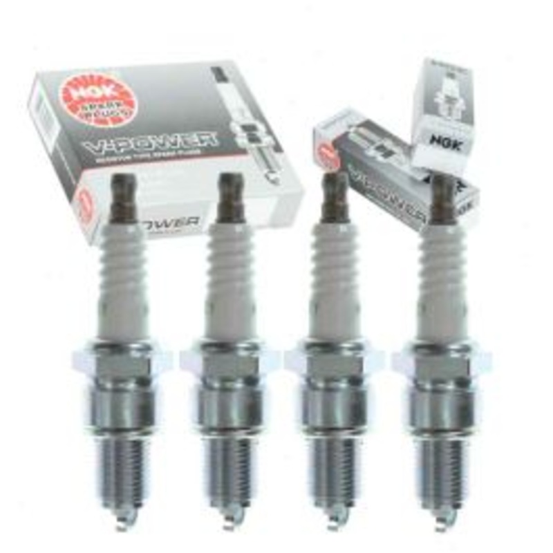 4 pc NGK V-Power Spark Plugs for 1987-1988 Mazda B2600 2.6L L4