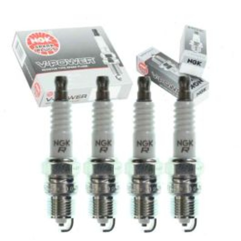 4 pc NGK V-Power Spark Plugs for 1991-1993 GMC Sonoma 2.5L L4