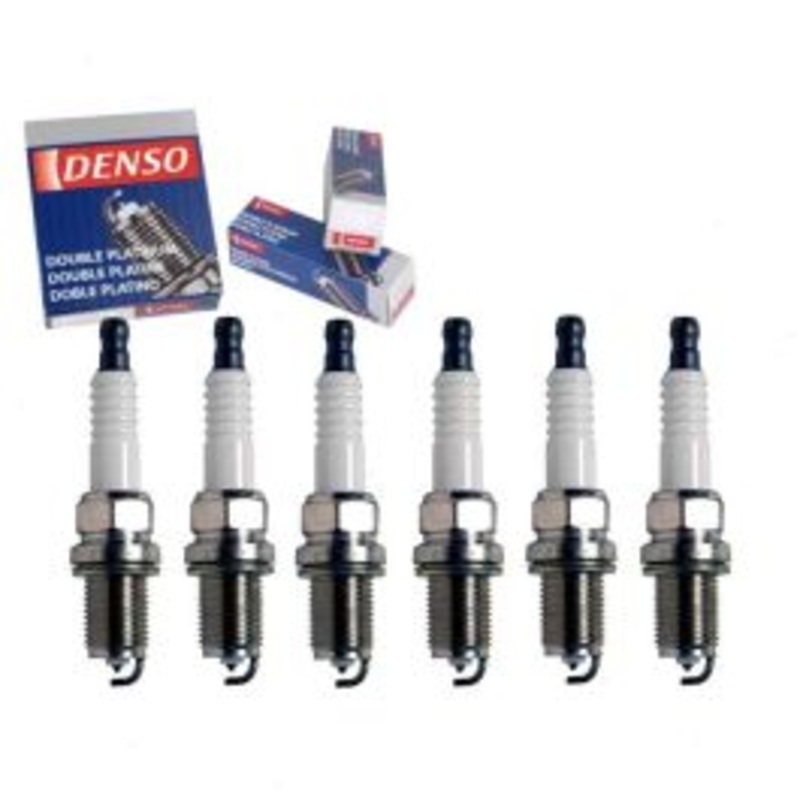6 pc DENSO Double Platinum Spark Plugs for 1995-1997 Dodge B2500 3.9L V6