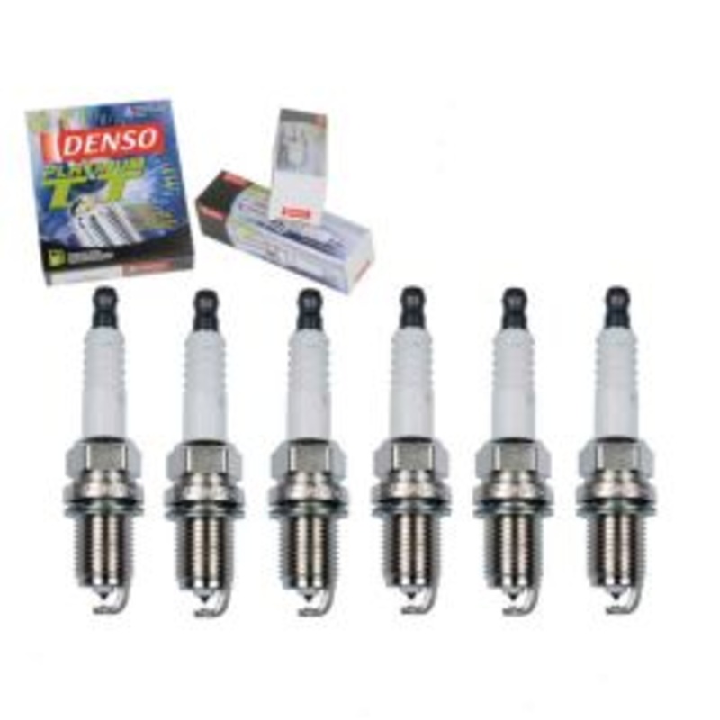 6 pc DENSO Platinum TT Spark Plugs for 1987-1989 Nissan Pathfinder 3.0L V6