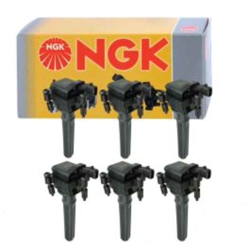 6 pc NGK Ignition Coils for 1997-2001 Plymouth Prowler 3.5L V6