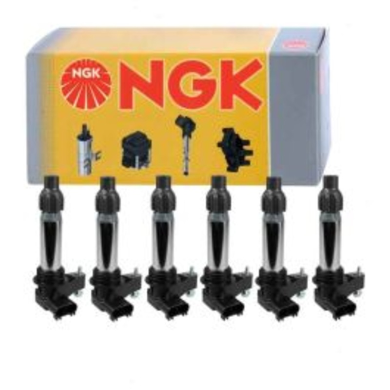 6 pc NGK Ignition Coils for 2005-2009 Suzuki XL-7 2.7L 3.6L V6