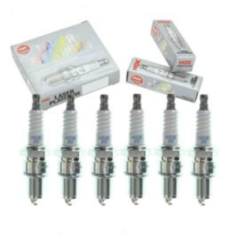 6 pc NGK Laser Platinum Spark Plugs for 1989 Dodge Raider 3.0L V6