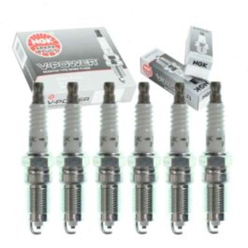 6 pc NGK V-Power Spark Plugs for 1998-2002 Ford E-250 Econoline 4.2L V6